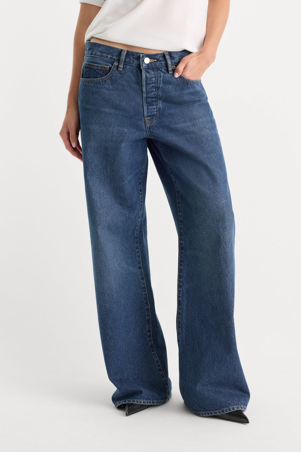 Luxury VINTAGE LOW SLUNG BAGGY JEANS TRACE