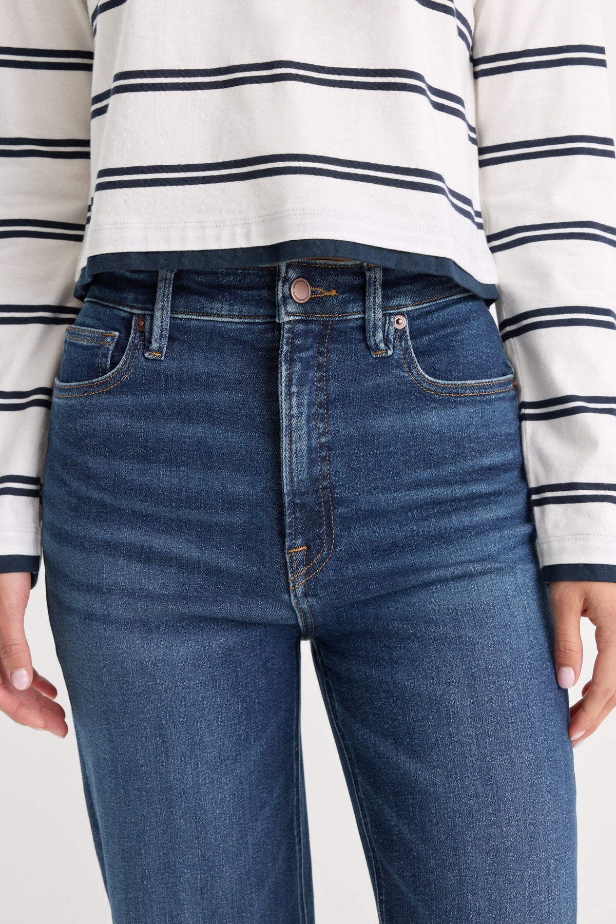 Luxury GOOD TRUE STRAIGHT JEANS INDIGO1230