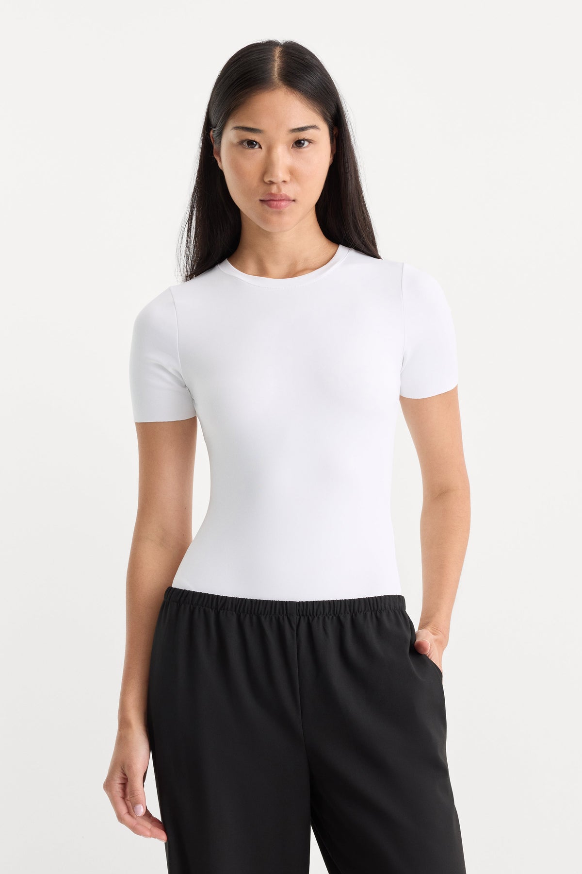 Luxury THE SCULPTING MODERN BODYSUIT WHITE