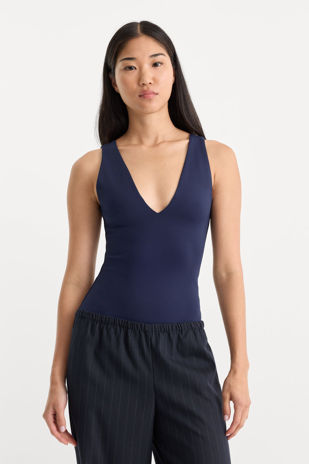 Luxury THE SCULPTING DEEP V BODYSUIT HORIZON INK