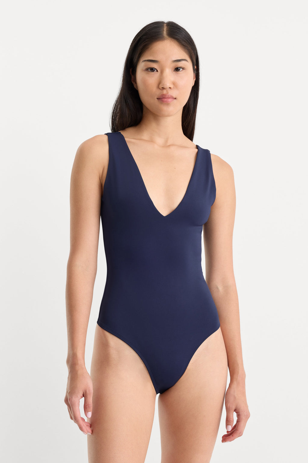 Luxury THE SCULPTING DEEP V BODYSUIT HORIZON INK