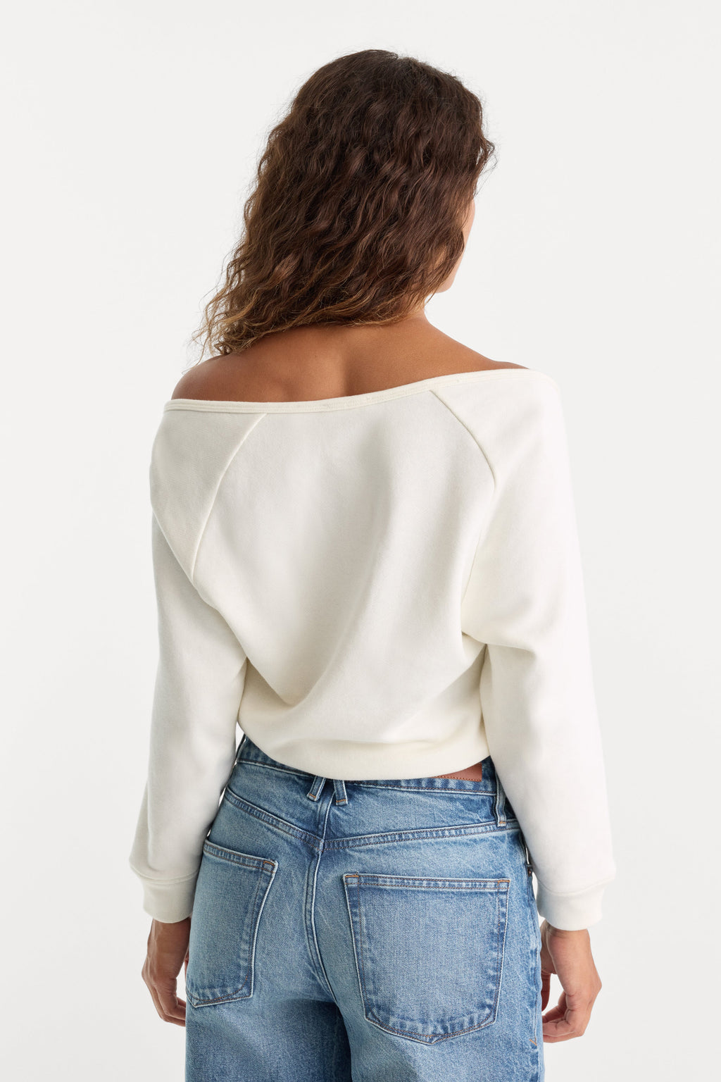 Luxury THE FRENCH TERRY TIE SWEATSHIRT CHALK