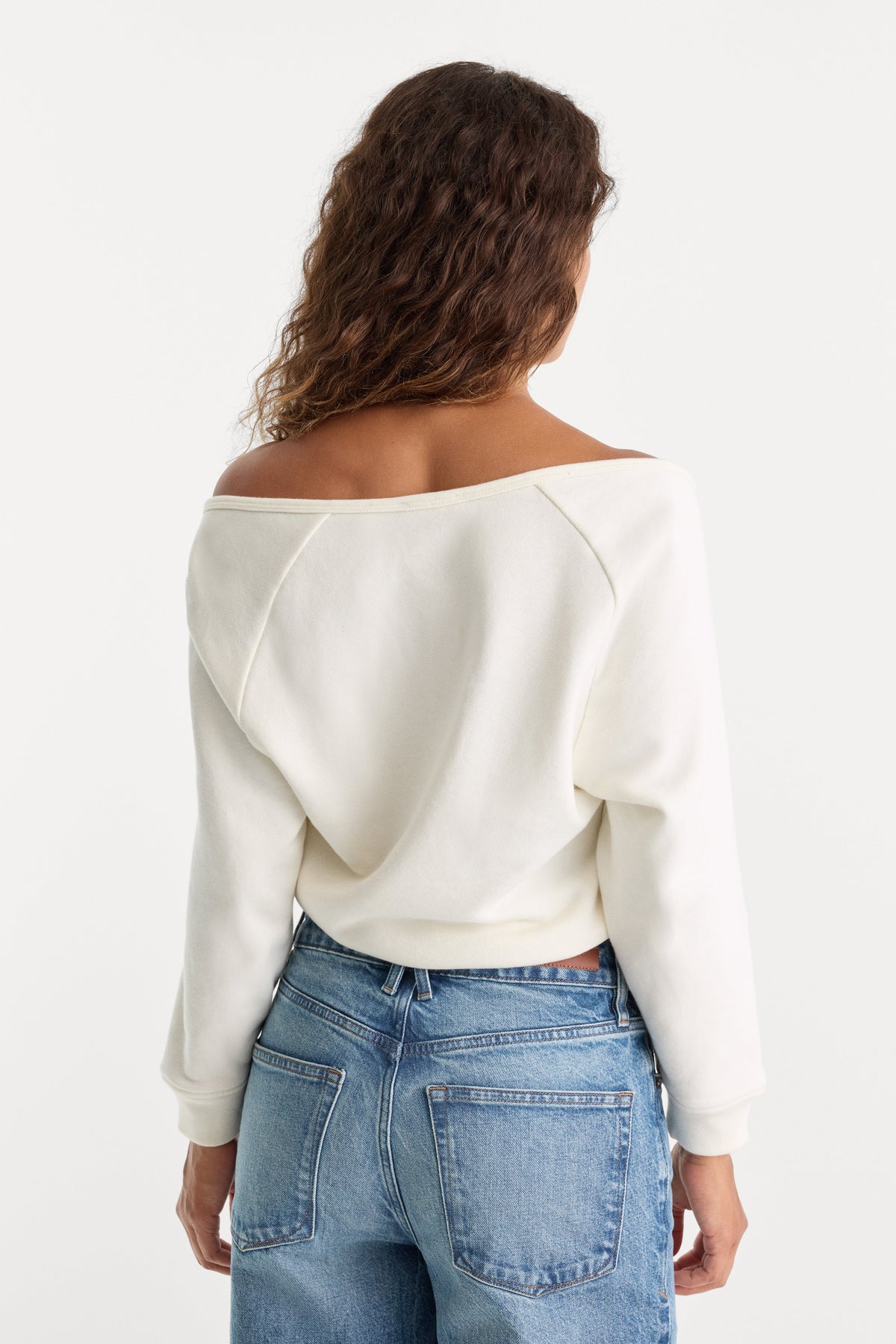 Luxury THE FRENCH TERRY TIE SWEATSHIRT CHALK