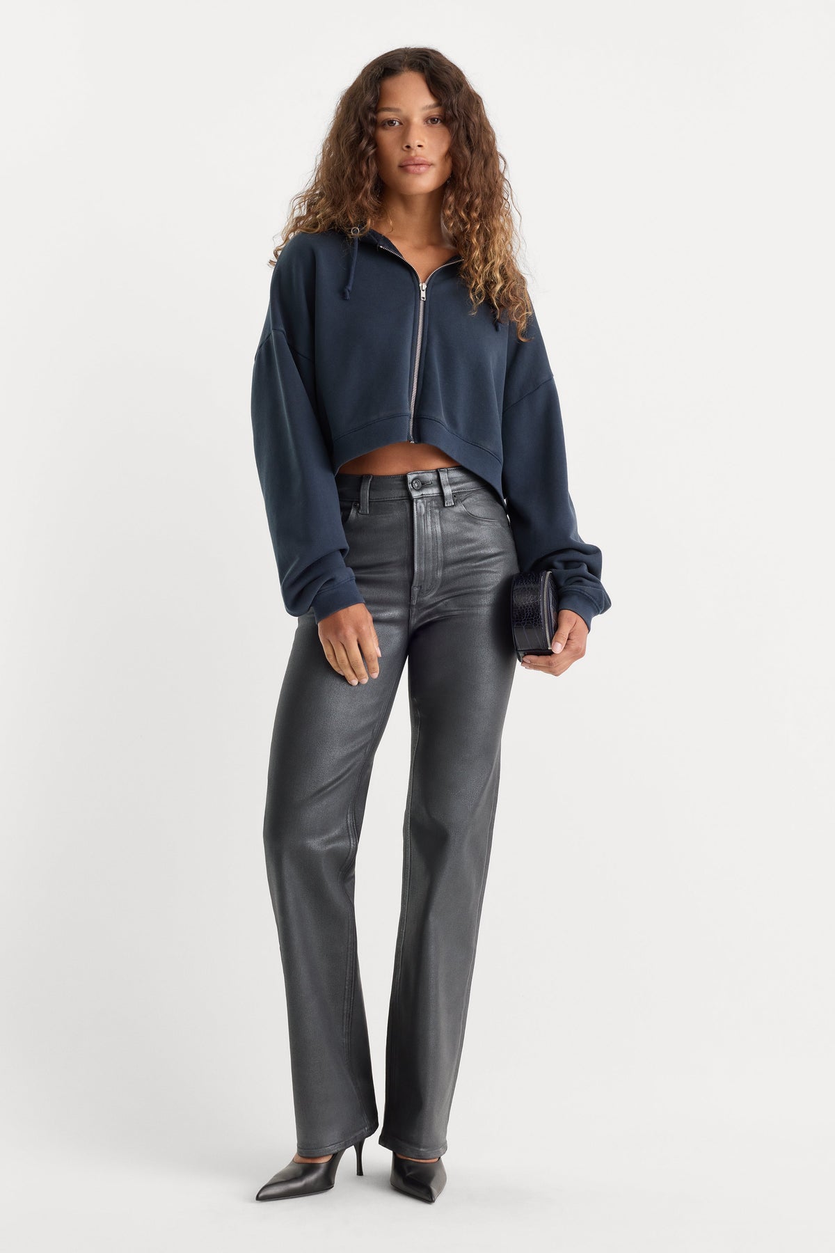 Luxury COATED GOOD TRUE STRAIGHT JEANS RUNE
