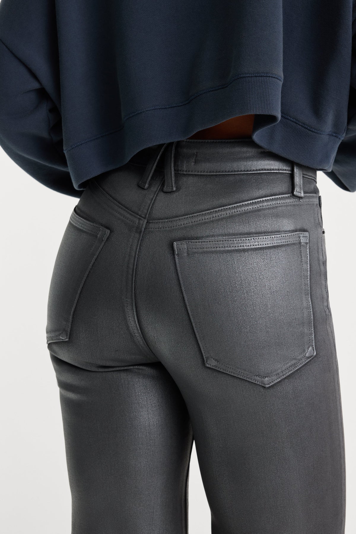Luxury COATED GOOD TRUE STRAIGHT JEANS RUNE