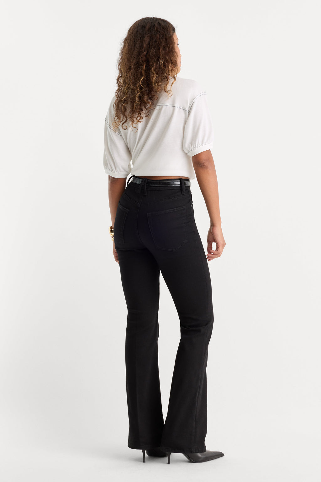 Luxury ALWAYS FITS GOOD CLASSIC BOOTCUT JEANS BLACK001