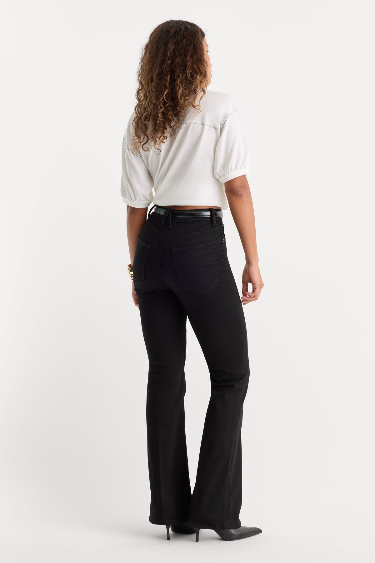 Luxury ALWAYS FITS GOOD PETITE BOOTCUT JEANS BLACK001