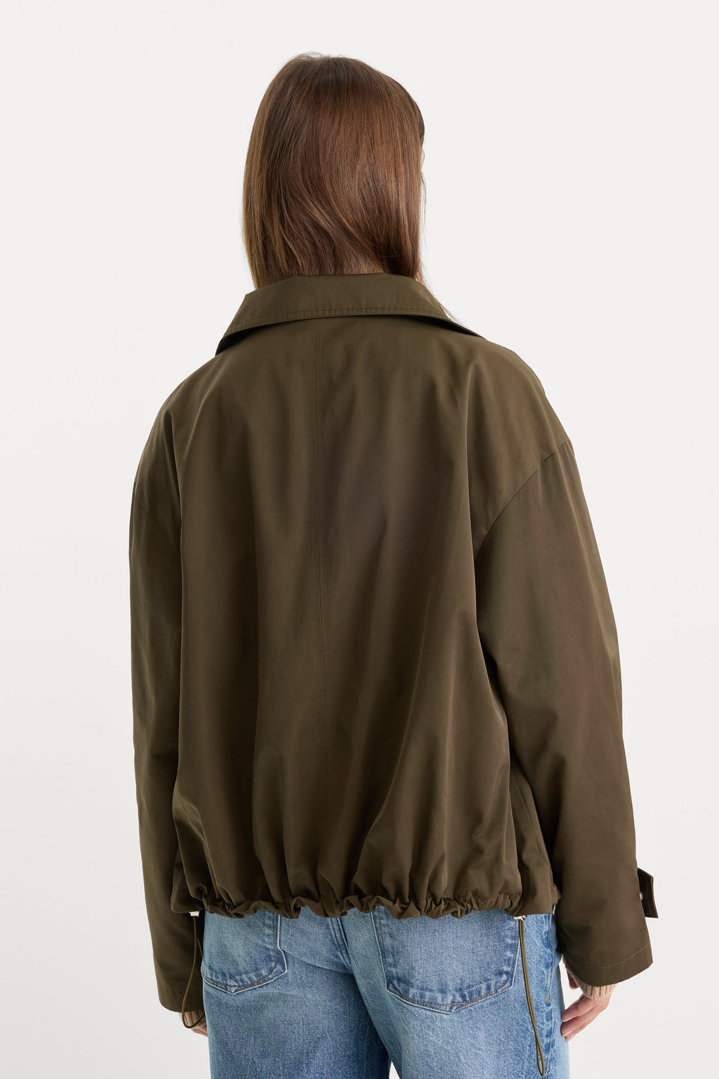 Luxury THE TECH TRENCH MOSS