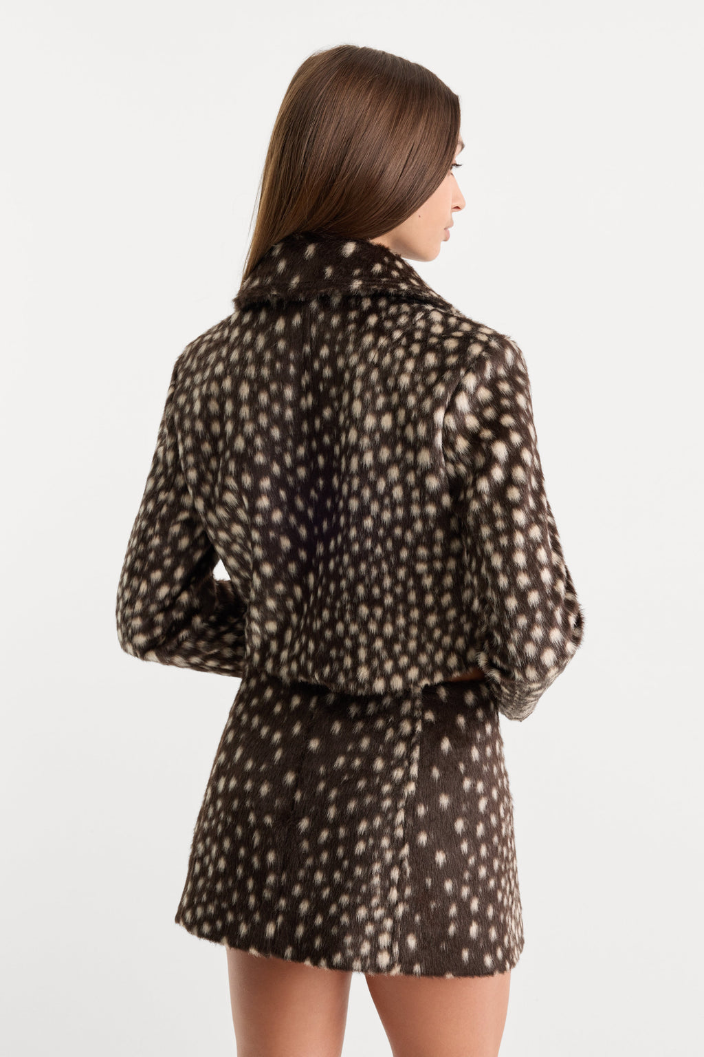 Luxury THE PONYHAIR SWING JACKET DEEP CHOCOLATE FAWN