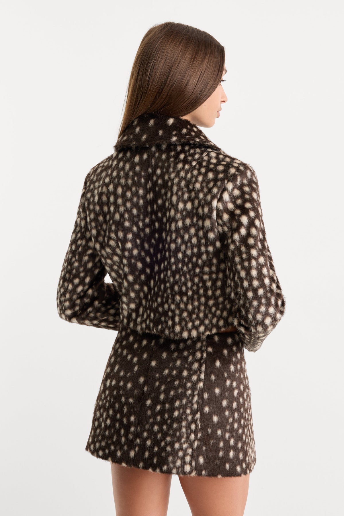 Luxury THE PONYHAIR SWING JACKET DEEP CHOCOLATE FAWN
