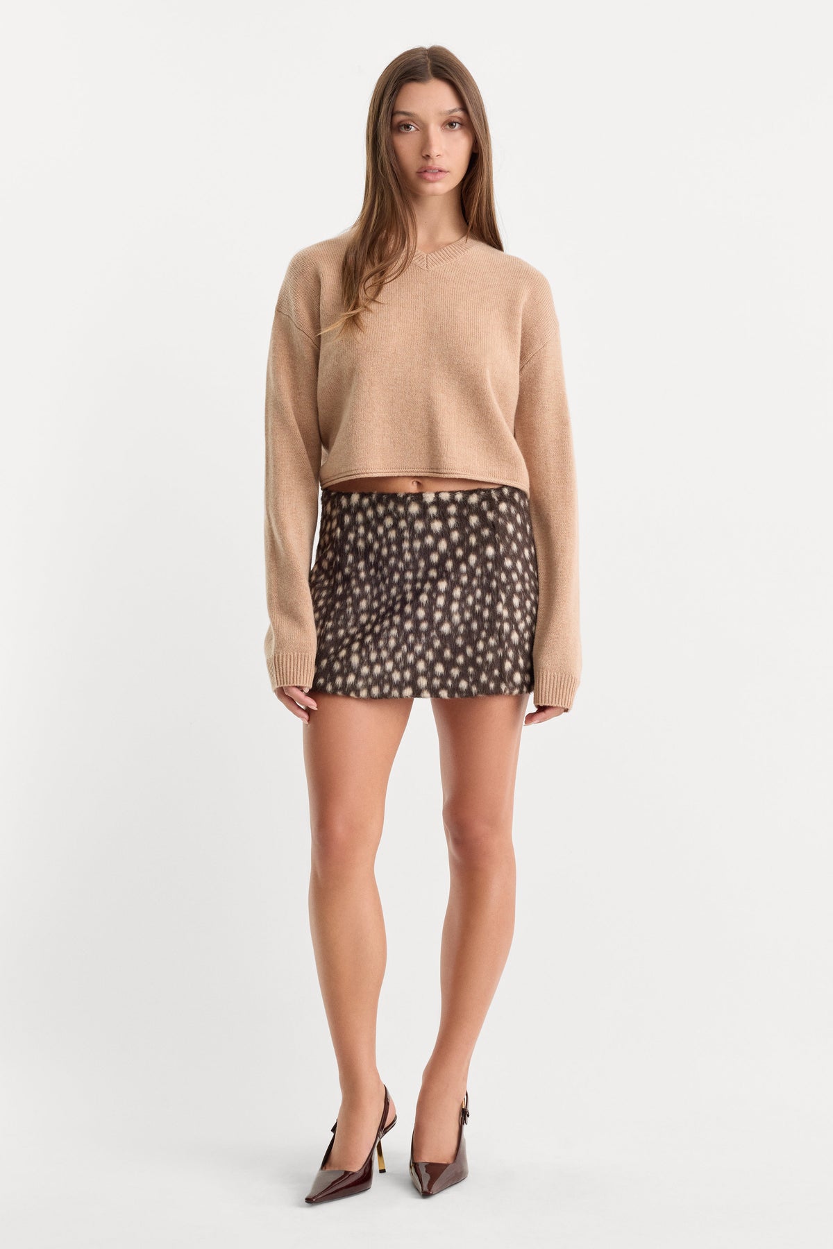 Luxury THE PONYHAIR SKIRT DEEP CHOCOLATE FAWN