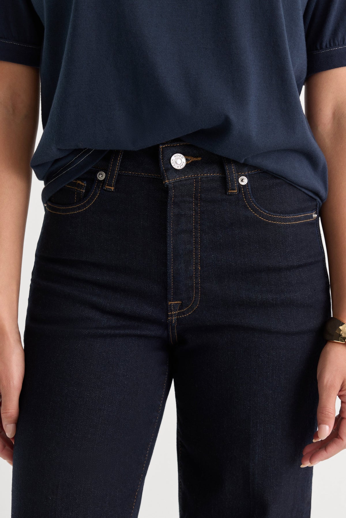 Luxury GOOD WAIST PALAZZO JEANS RINSE
