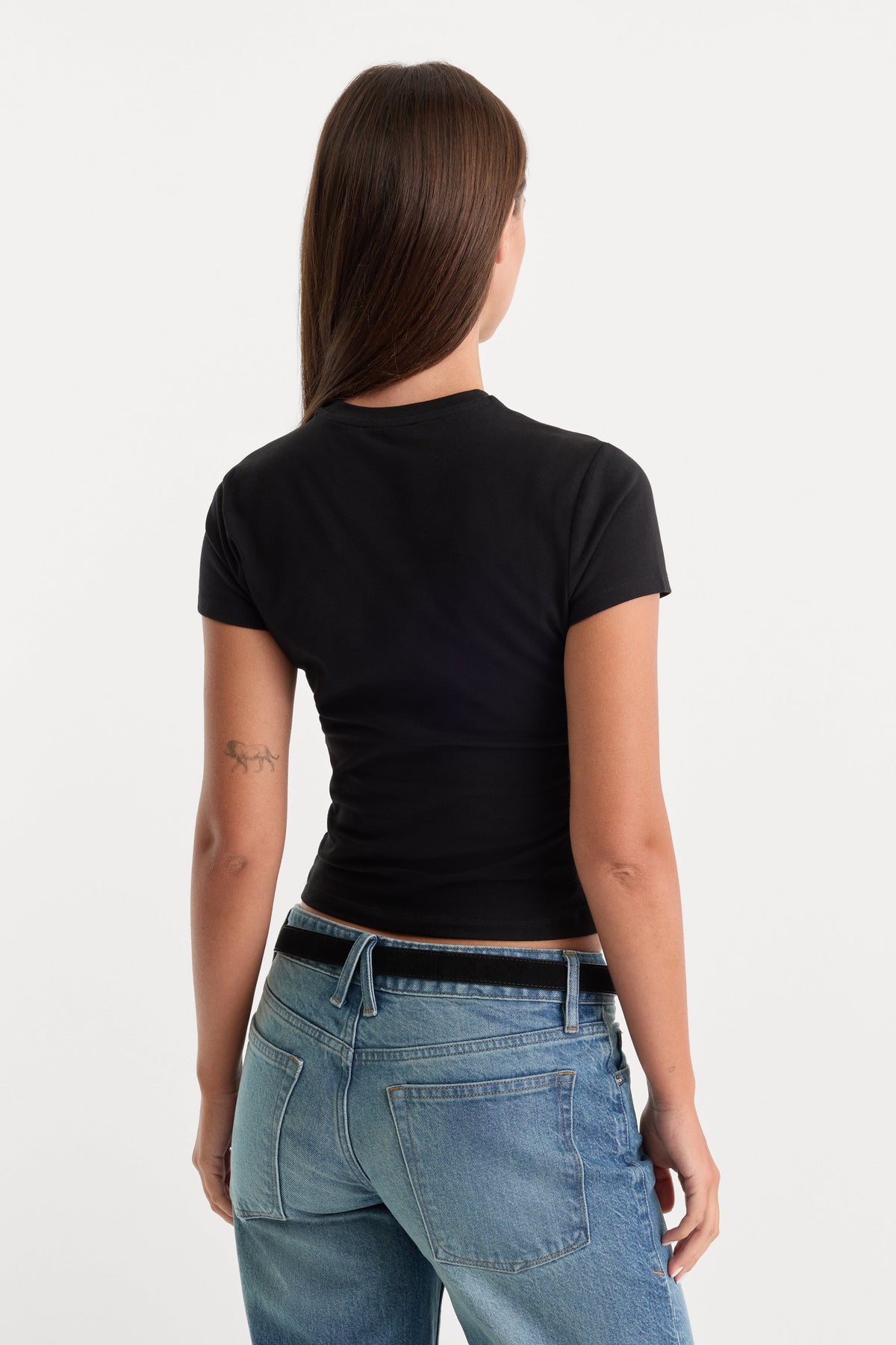 Luxury THE BABY TEE BLACK