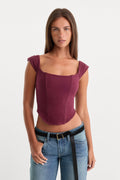 Luxury DOLLY SUPER STRETCH CORSET TOP FIG007