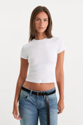 Luxury THE BABY TEE WHITE