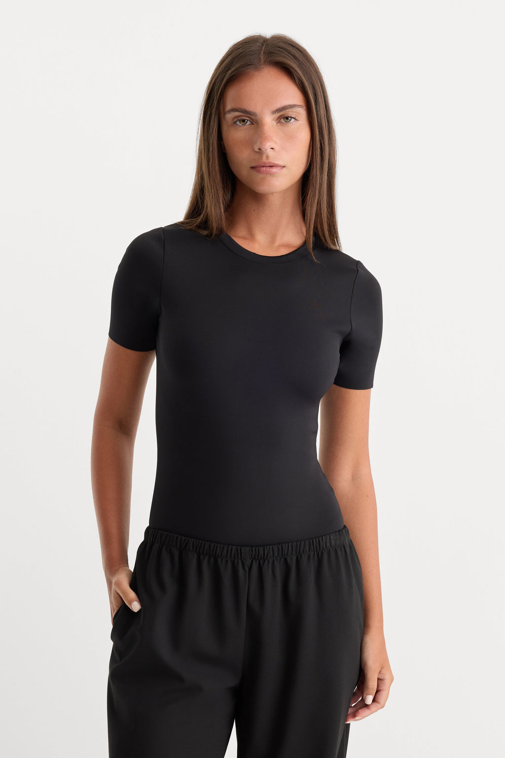 Luxury THE SCULPTING MODERN BODYSUIT BLACK