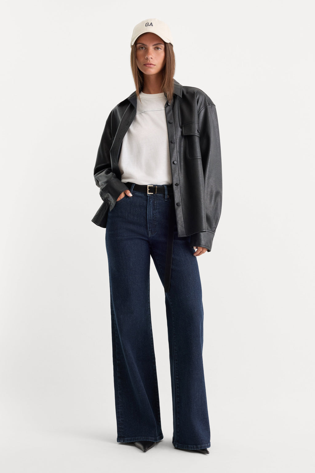 Luxury GOOD PETITE PALAZZO JEANS INDIGO1153