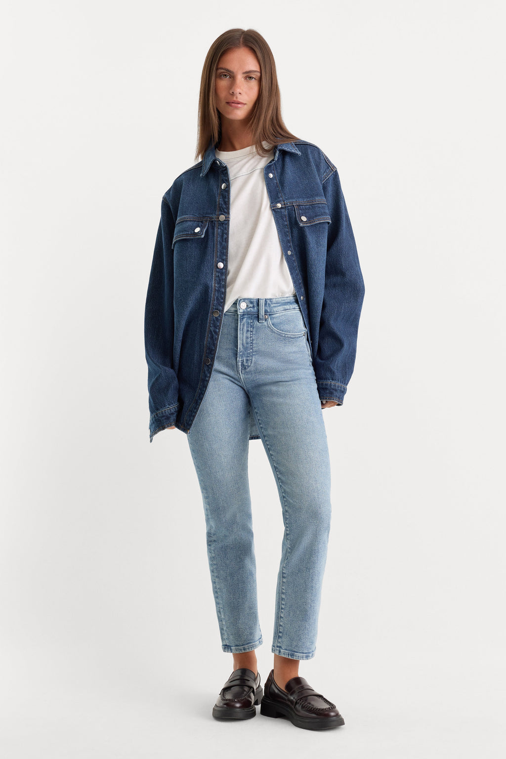 Luxury GOOD LEGS STRAIGHT JEANS INDIGO1154