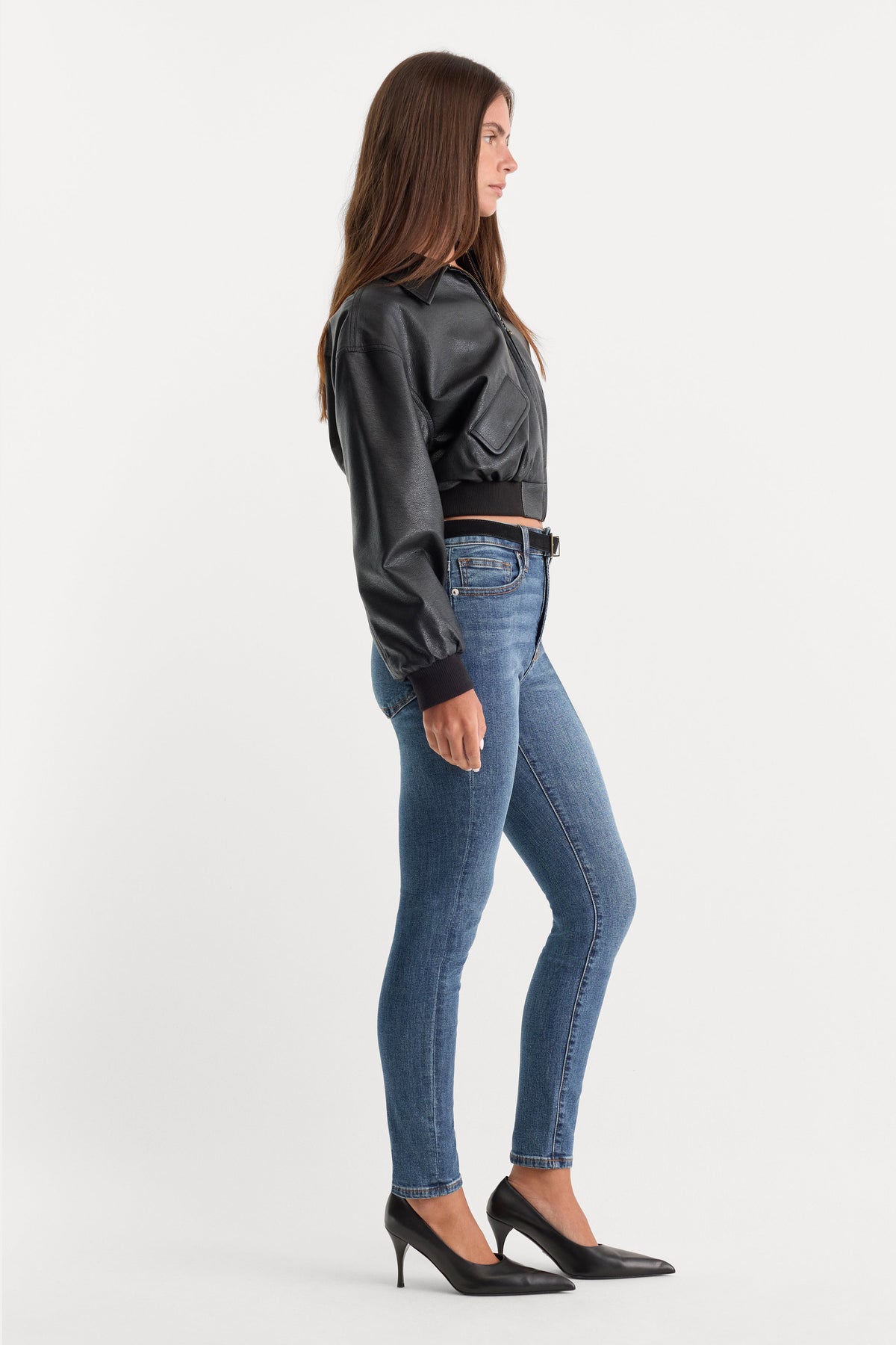 Luxury GOOD LEGS SKINNY JEANS BLUE004