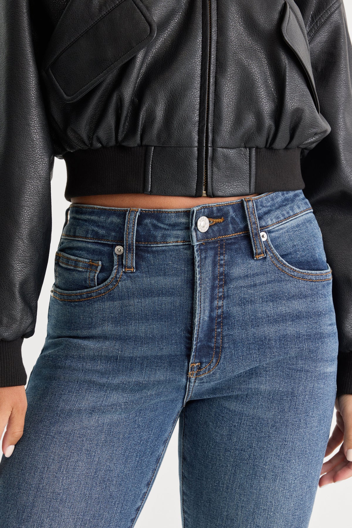 Luxury GOOD LEGS SKINNY JEANS BLUE004