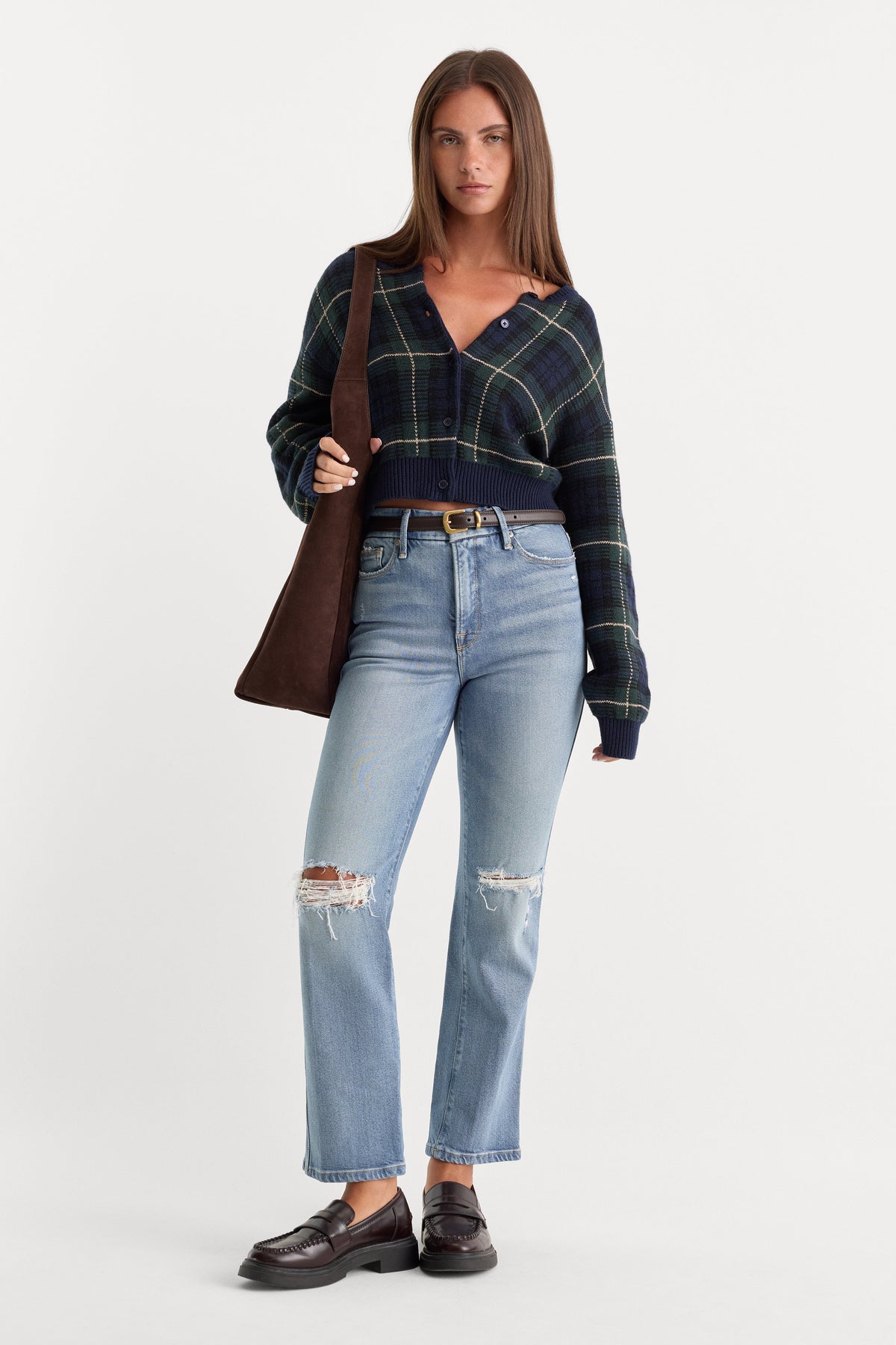 Luxury SOFT TECH GOOD CURVE STRAIGHT JEANS INDIGO1072