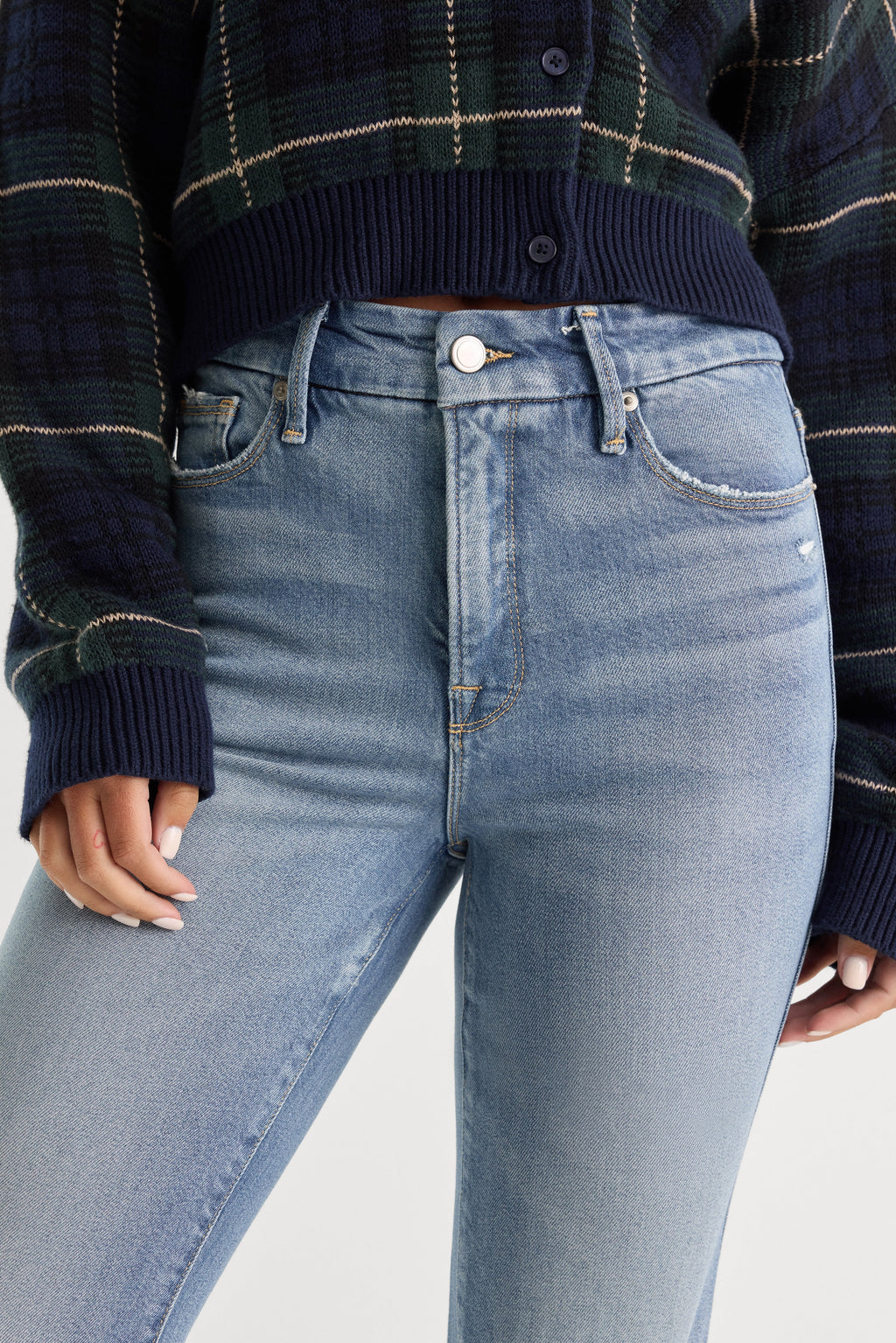 Luxury SOFT TECH GOOD CURVE STRAIGHT JEANS INDIGO1072