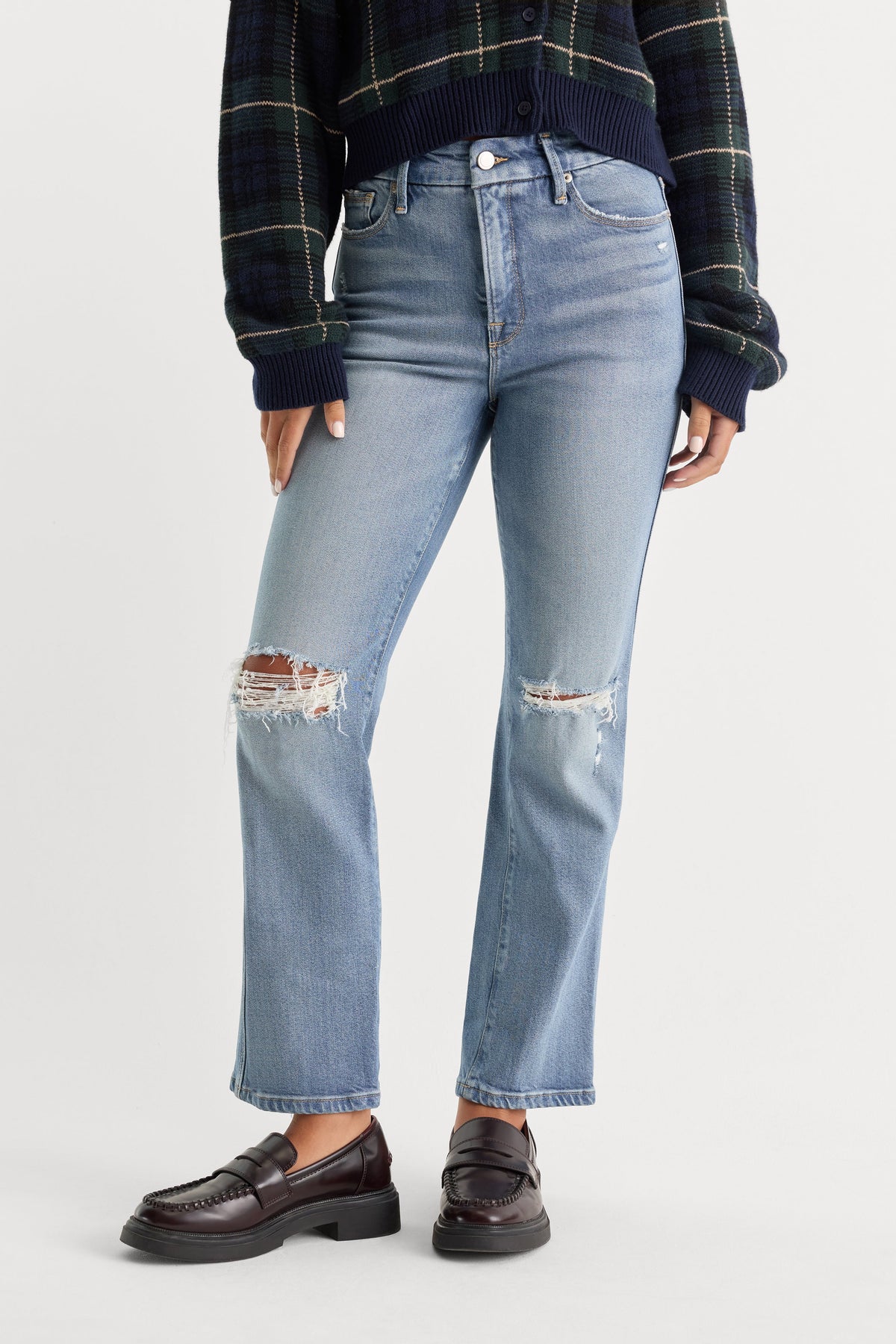 Luxury SOFT TECH GOOD CURVE STRAIGHT JEANS INDIGO1072