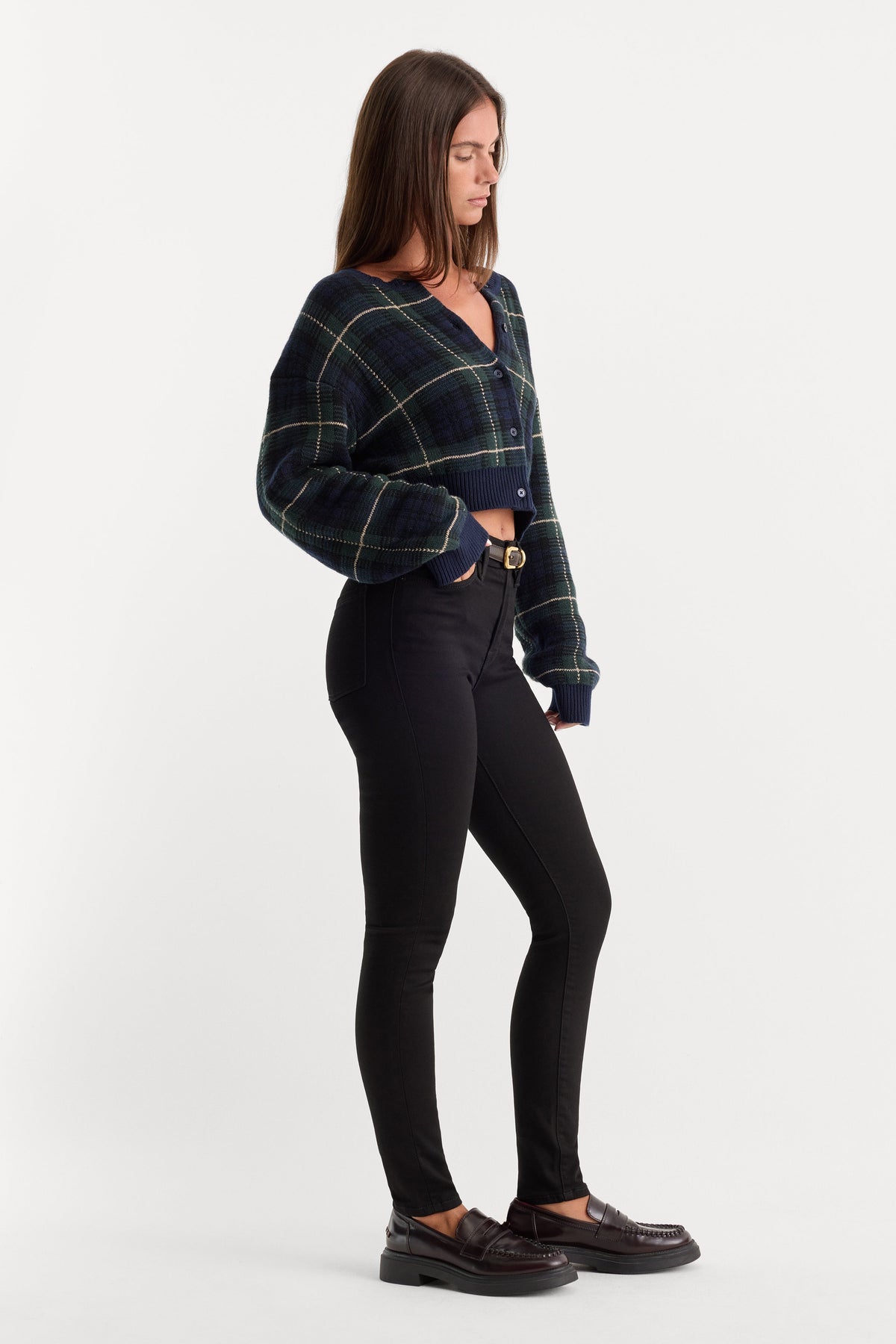 Luxury NEVER FADE GOOD LEGS SKINNY JEANS BLACK