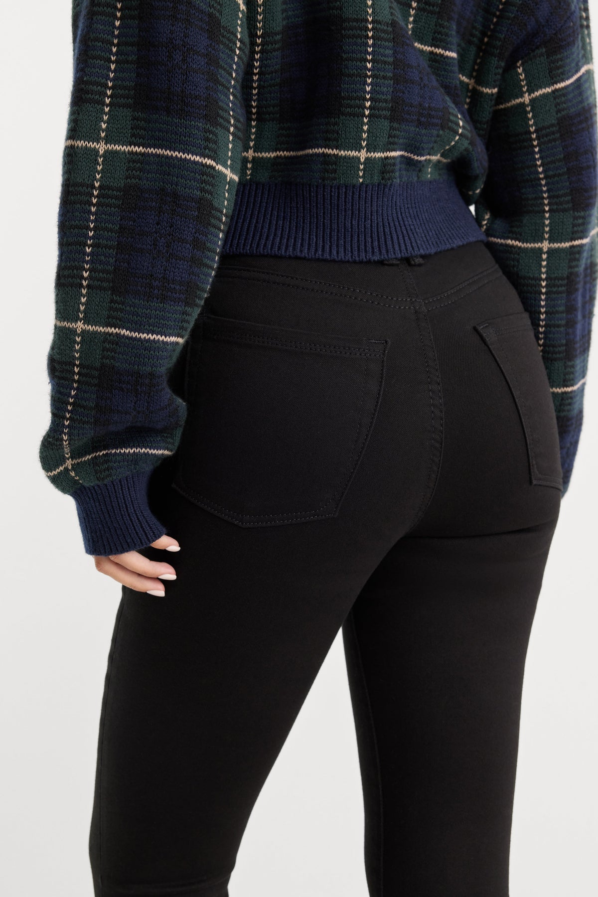 Luxury NEVER FADE GOOD LEGS SKINNY JEANS BLACK