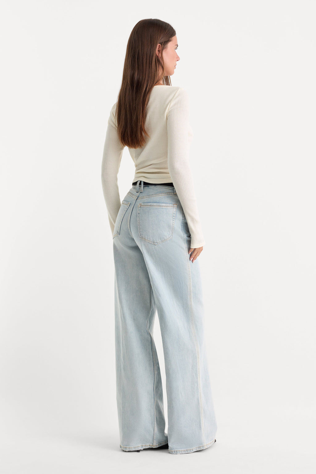 Luxury GOOD SKATE WIDE LEG JEANS INDIGO634