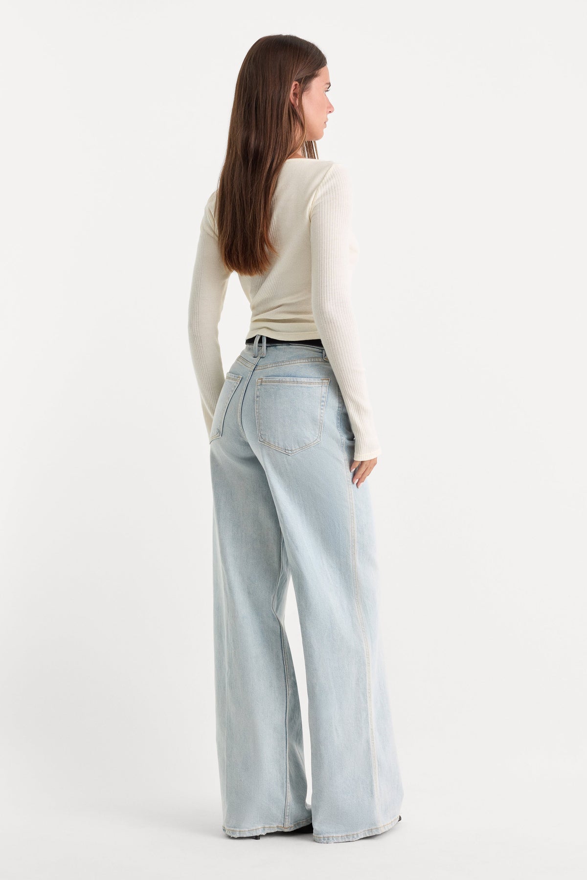 Luxury GOOD SKATE WIDE LEG JEANS INDIGO634
