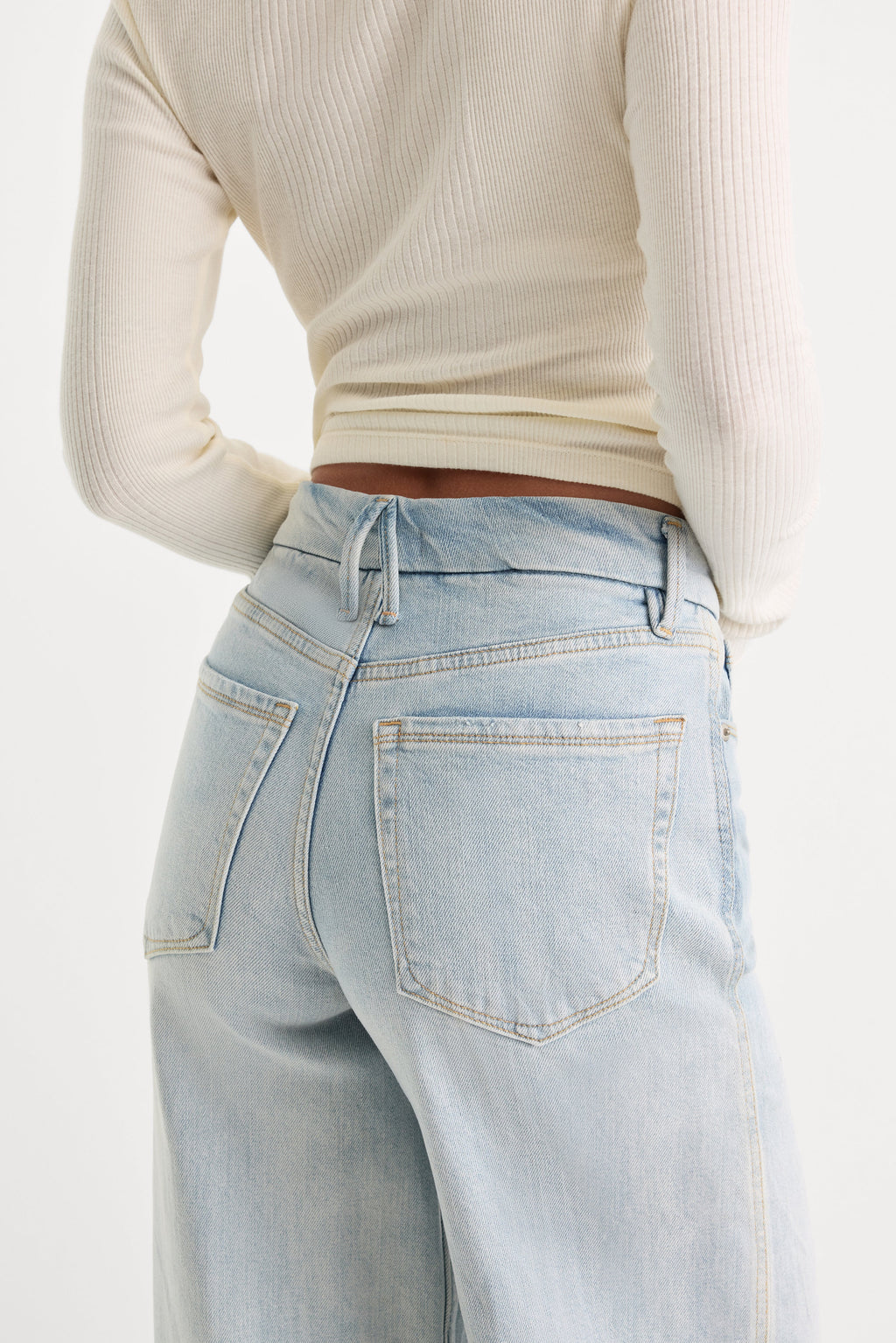 Luxury GOOD SKATE WIDE LEG JEANS INDIGO634