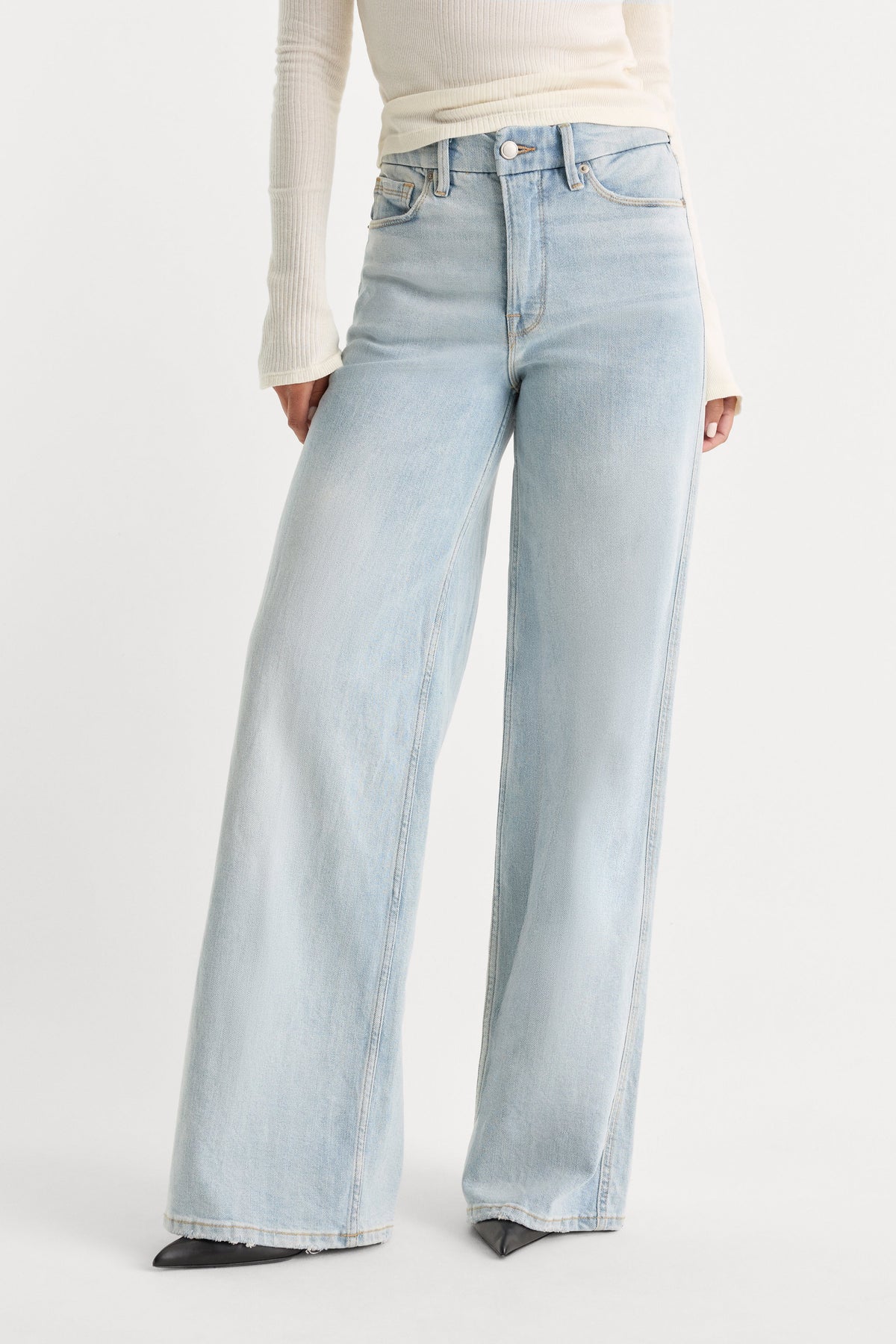 Luxury GOOD SKATE WIDE LEG JEANS INDIGO634