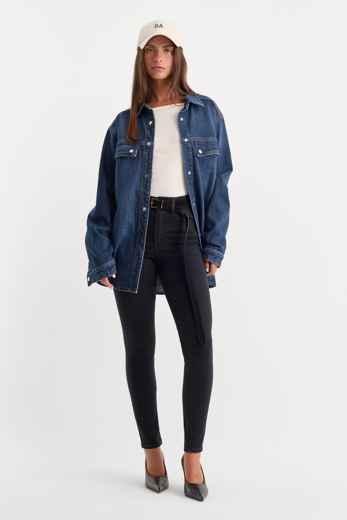 Luxury ALWAYS FITS GOOD LEGS SKINNY JEANS BLACK165