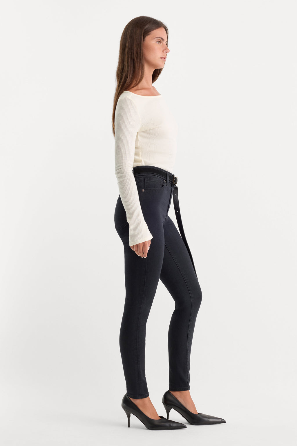 Luxury ALWAYS FITS GOOD LEGS SKINNY JEANS BLACK165