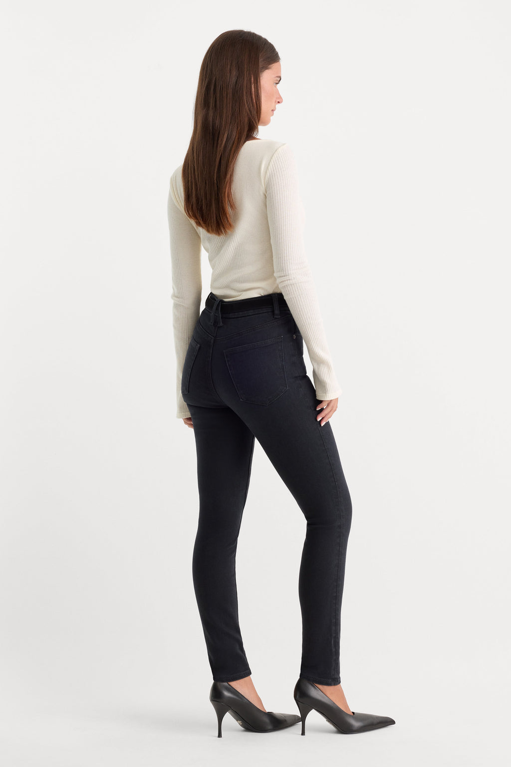 Luxury ALWAYS FITS GOOD LEGS SKINNY JEANS BLACK165