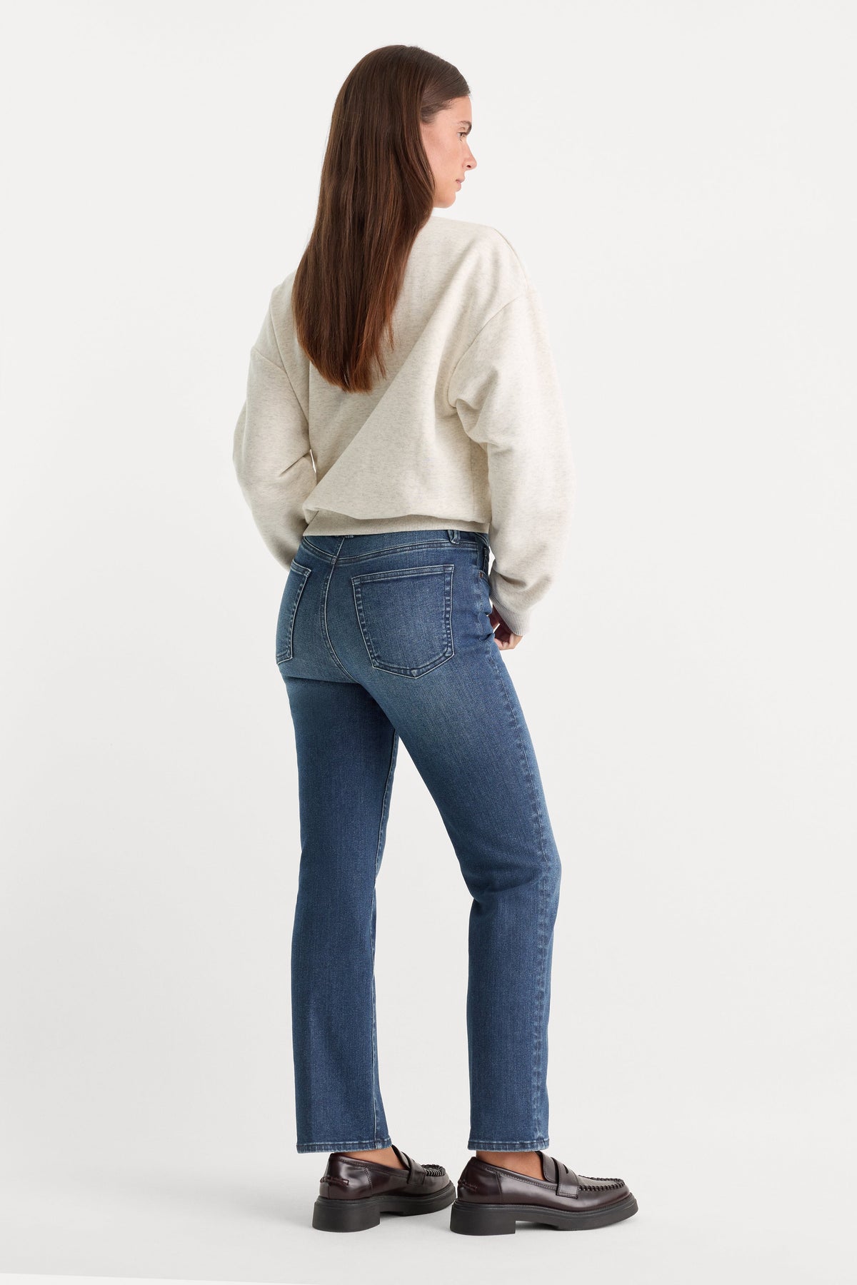 Luxury ALWAYS FITS GOOD LEGS STRAIGHT JEANS INDIGO446