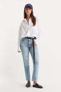 Luxury GOOD ICON STRAIGHT ANKLE JEANS INDIGO1078