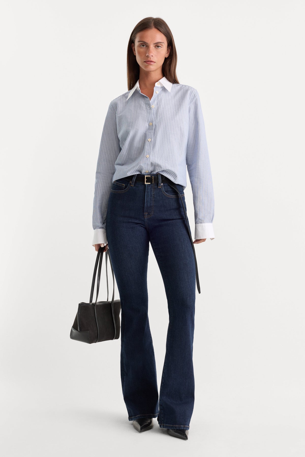 Luxury GOOD LEGS FLARE JEANS INDIGO1153