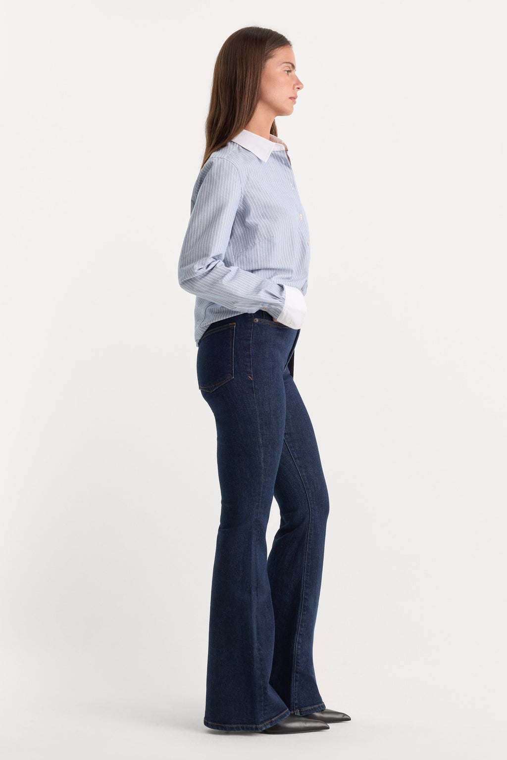 Luxury GOOD LEGS FLARE JEANS INDIGO1153