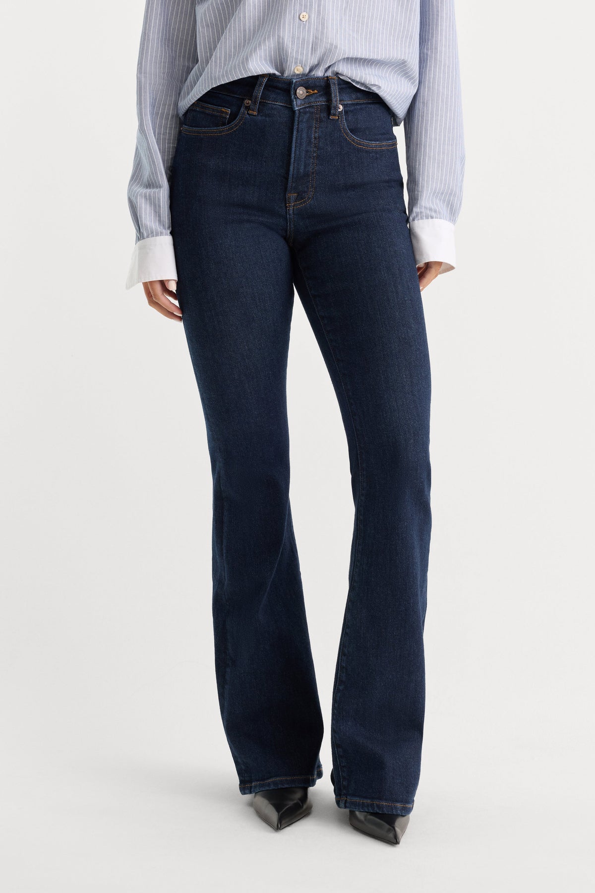 Luxury GOOD LEGS FLARE JEANS INDIGO1153