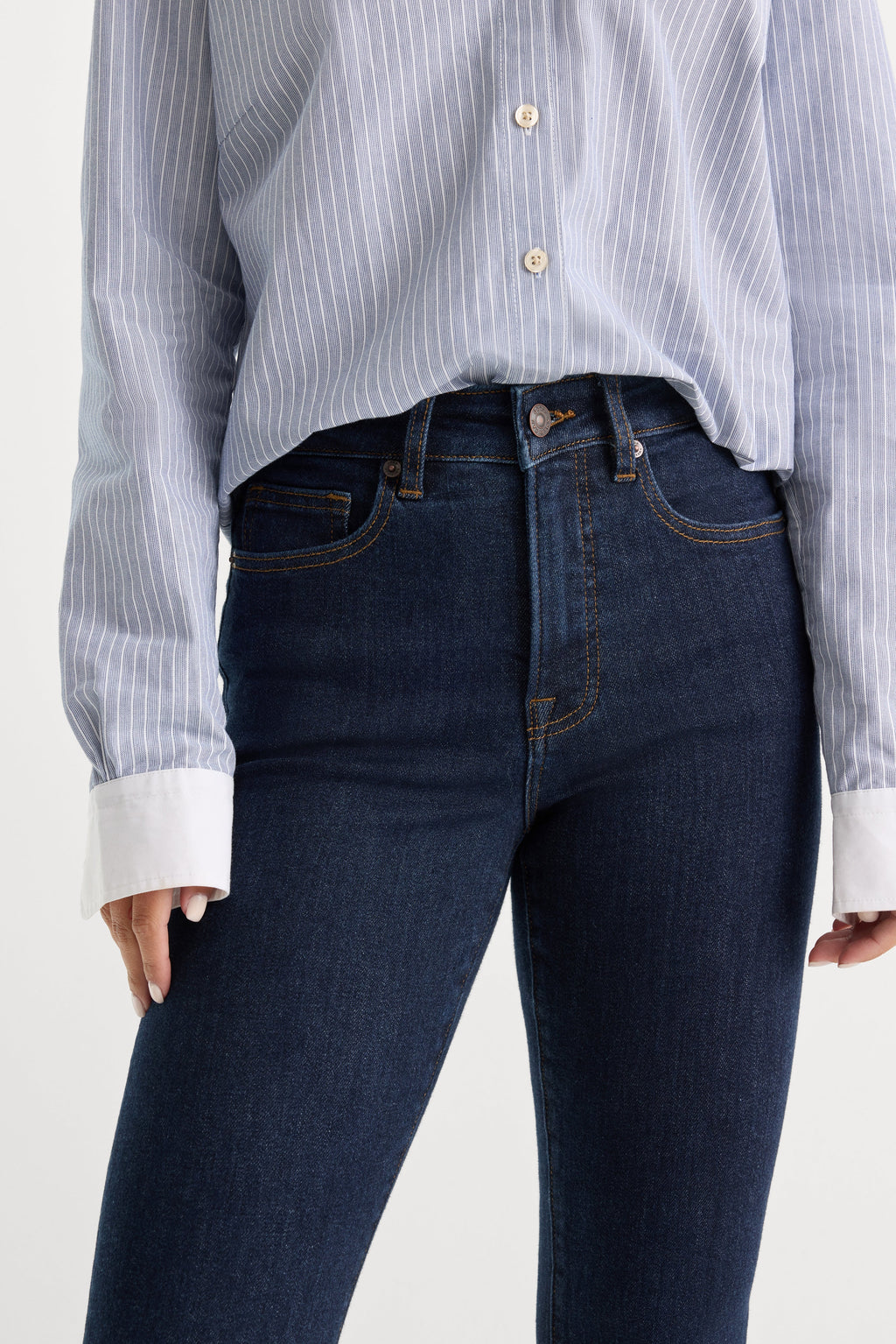 Luxury GOOD LEGS FLARE JEANS INDIGO1153