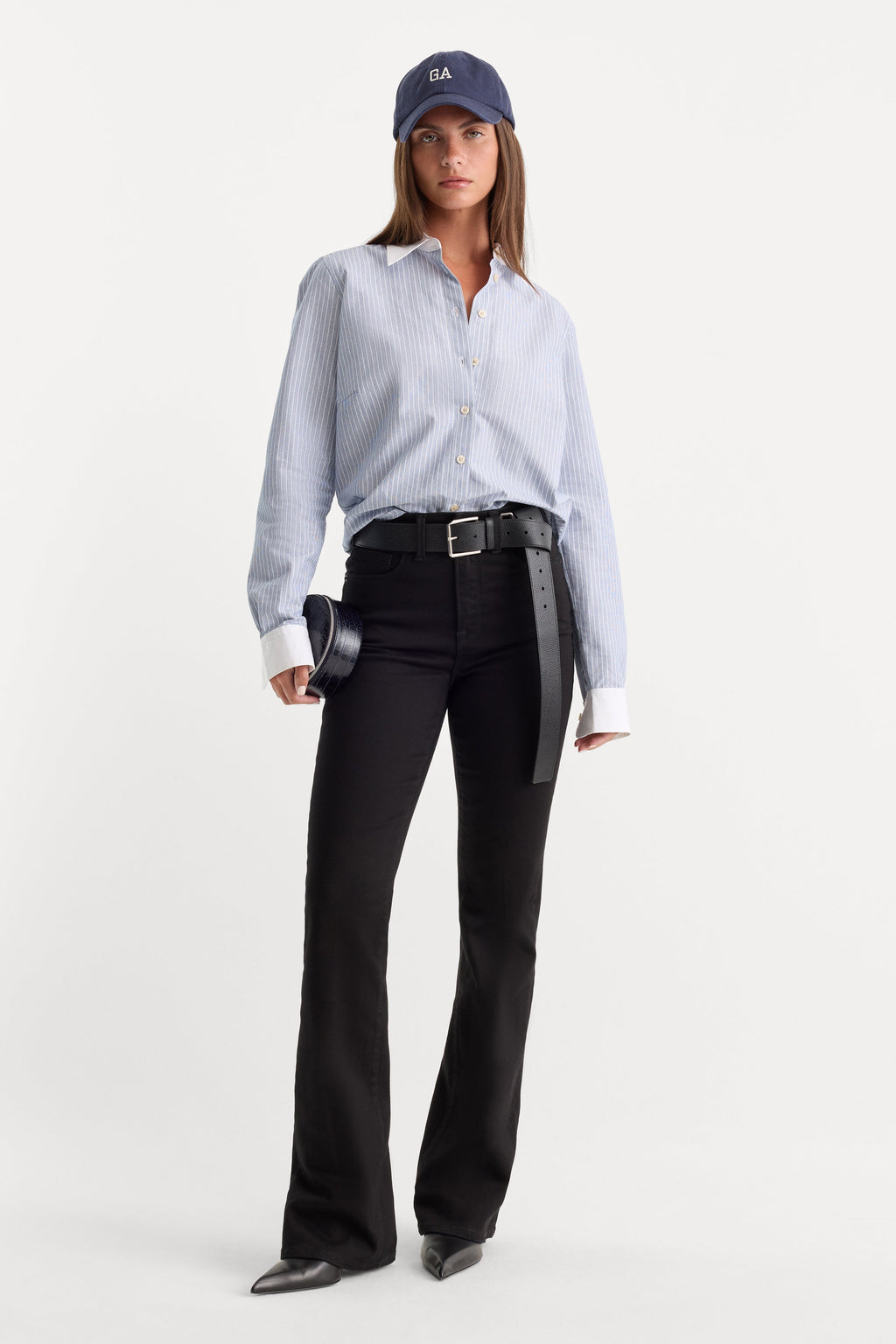 Luxury NEVER FADE GOOD CLASSIC SLIM BOOTCUT JEANS BLACK