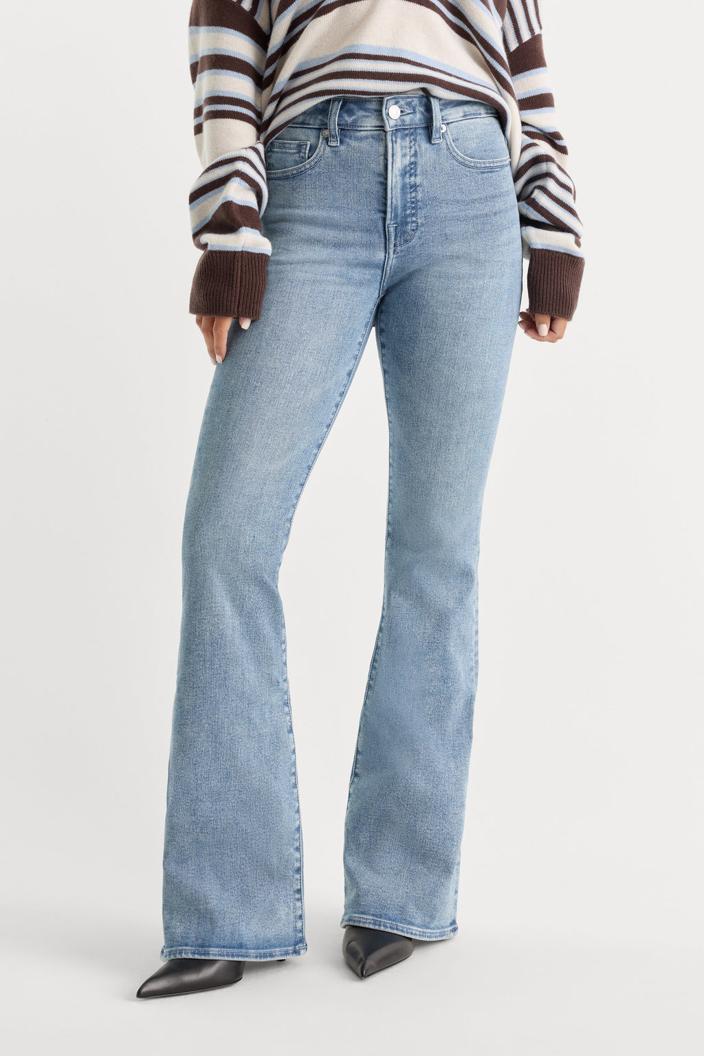 Luxury GOOD LEGS FLARE JEANS INDIGO1154