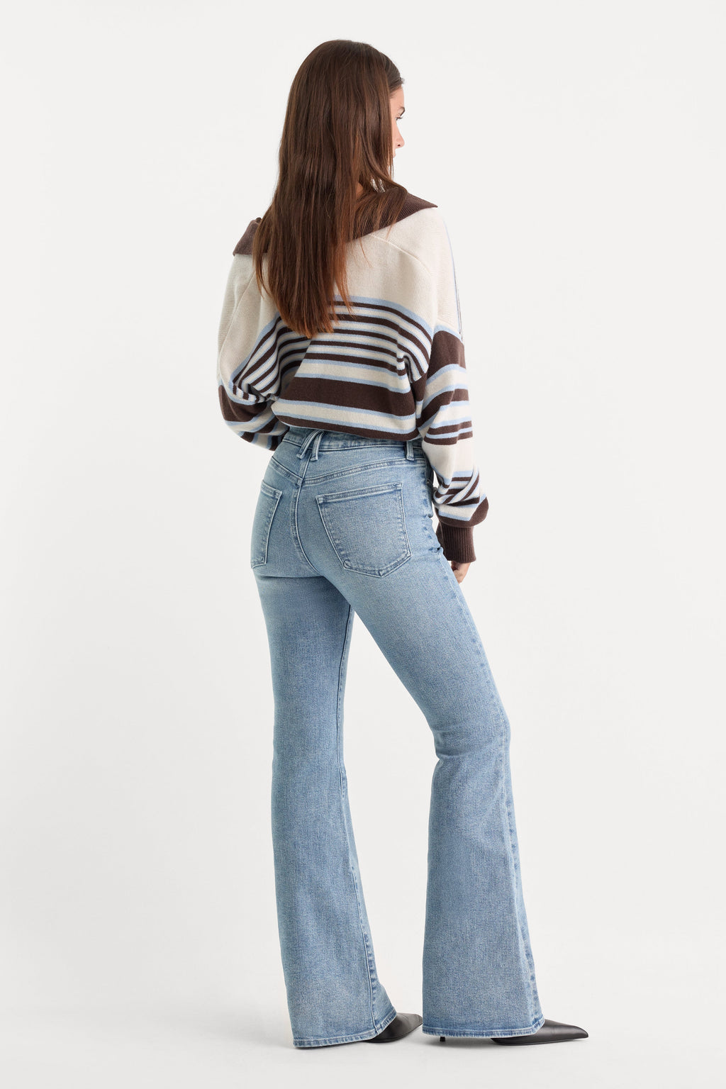 Luxury GOOD LEGS FLARE JEANS INDIGO1154