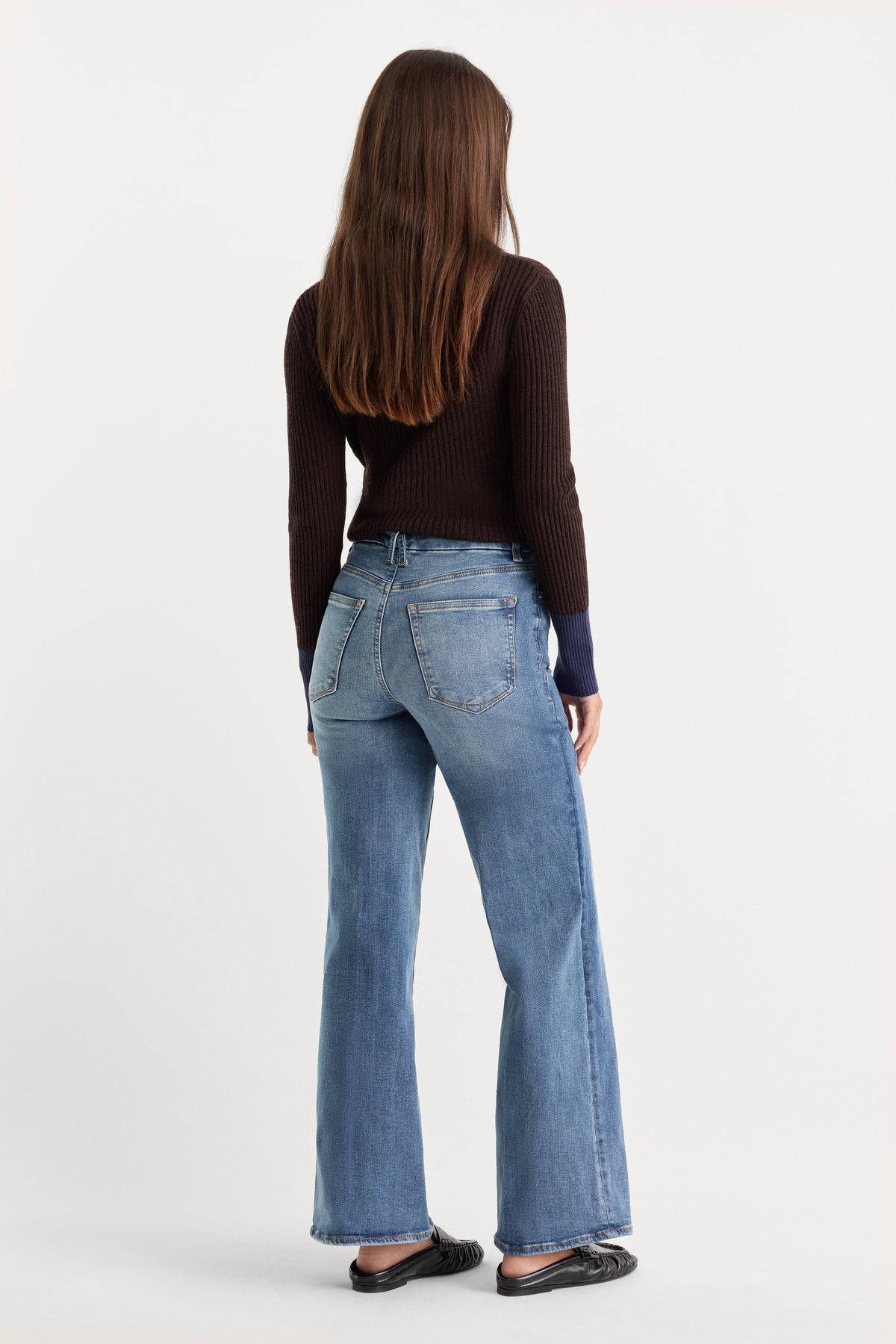 Luxury ALWAYS FITS SLIM PALAZZO JEANS TAWNY