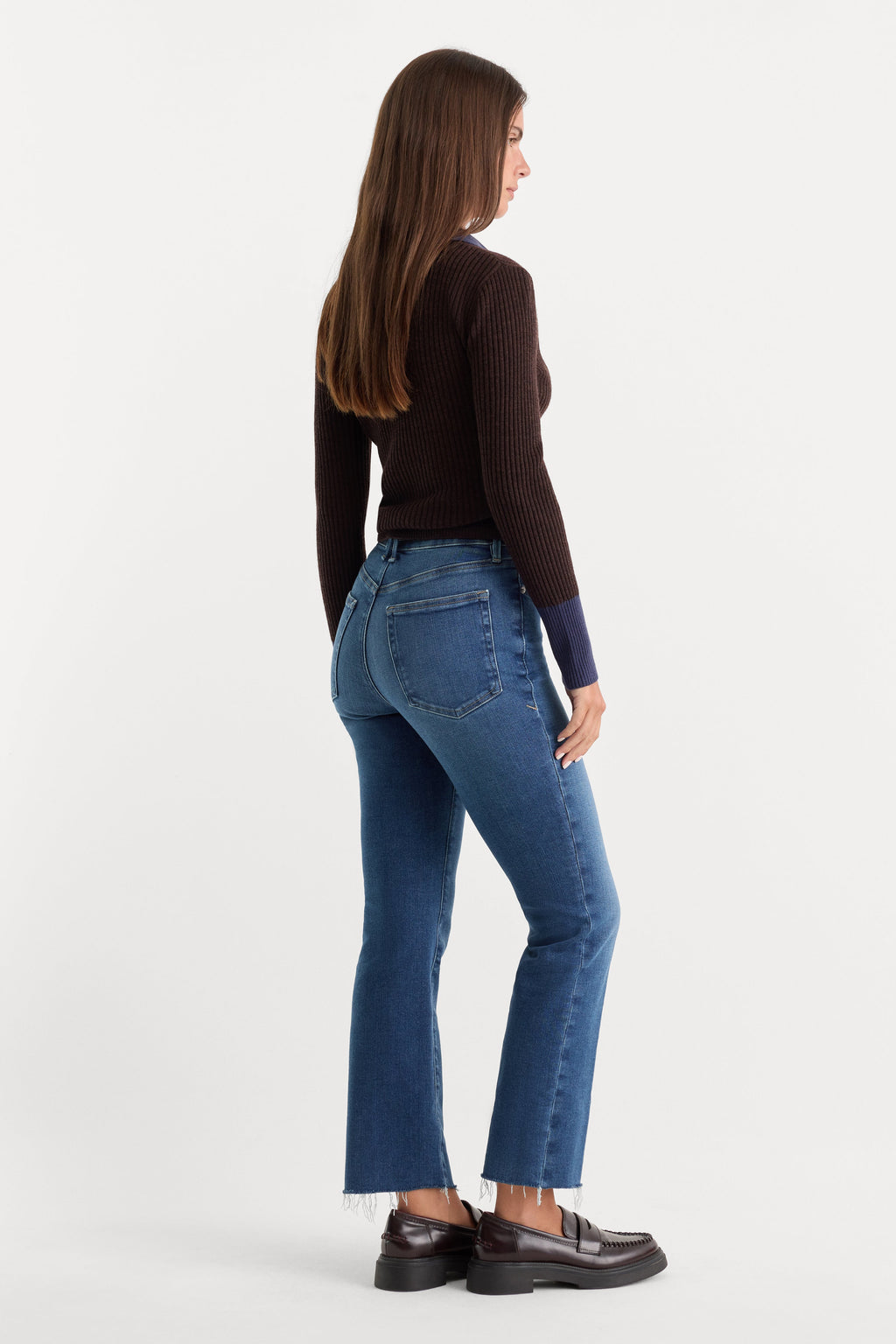 Luxury SOFT TECH GOOD LEGS STRAIGHT JEANS INDIGO818