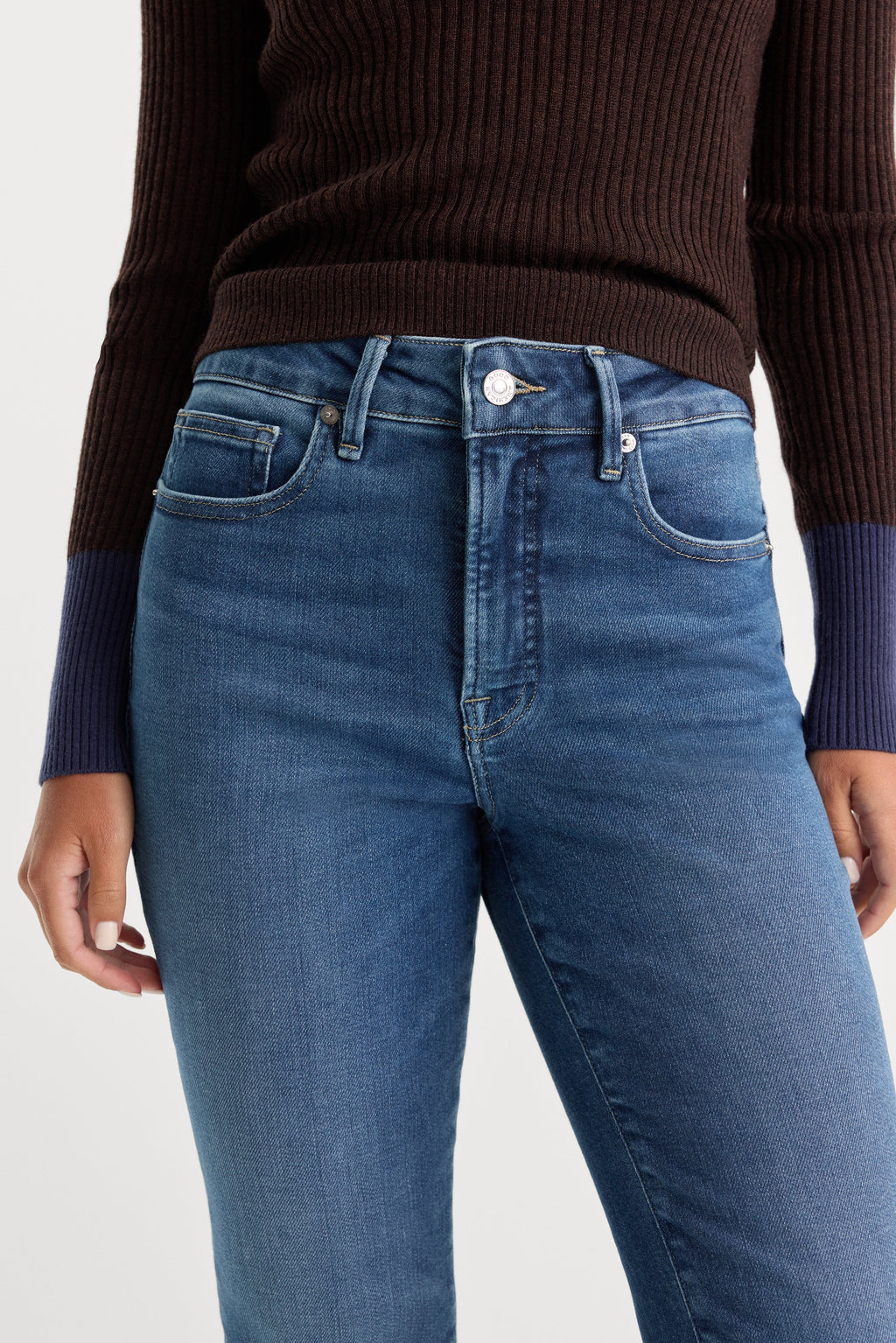 Luxury SOFT TECH GOOD LEGS STRAIGHT JEANS INDIGO818