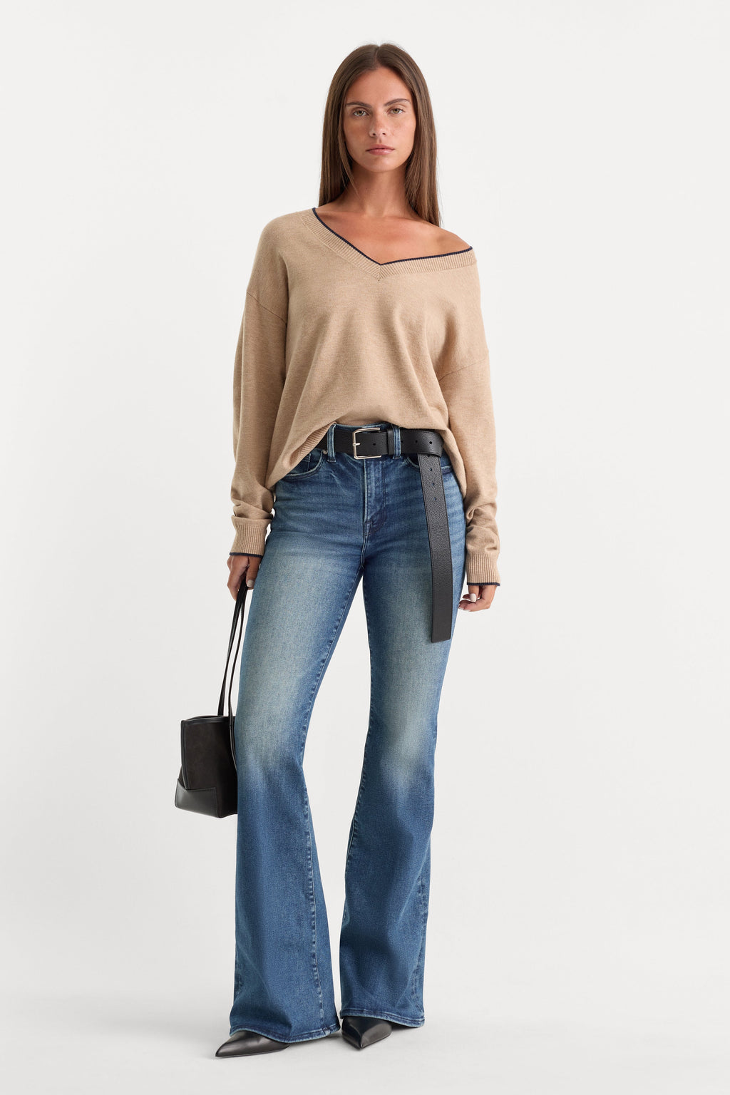 Luxury ALWAYS FITS GOOD LEGS FLARE JEANS INDIGO1071