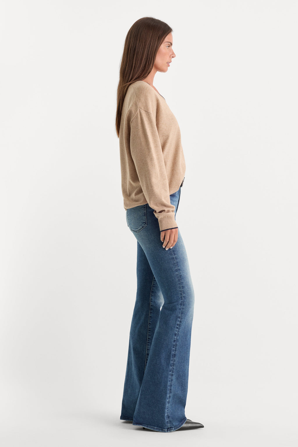 Luxury ALWAYS FITS GOOD LEGS FLARE JEANS INDIGO1071